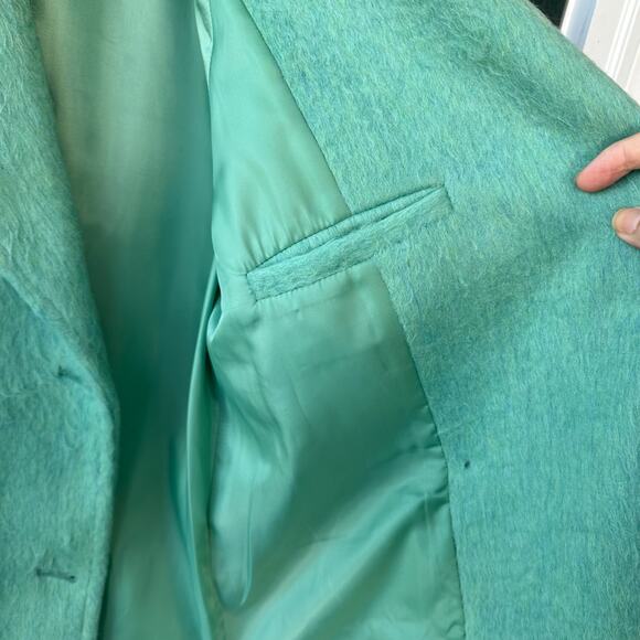 NWT Avec Les Filles Sea Breeze Mint Peacoat XS Scandi Girl Pastel Preppy Soft - Picture 7 of 11